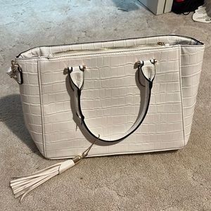 White purse